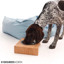 51 Degrees North Voerbak Teak High -Dierenvriend Kortingshuis 51 degrees north voerbak teak high 211085 1000 none