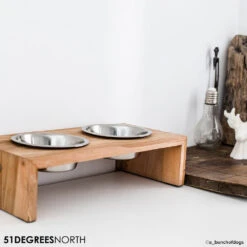 51 Degrees North Voerbak Teak High -Dierenvriend Kortingshuis 51 degrees north voerbak teak high 211097 1000 none