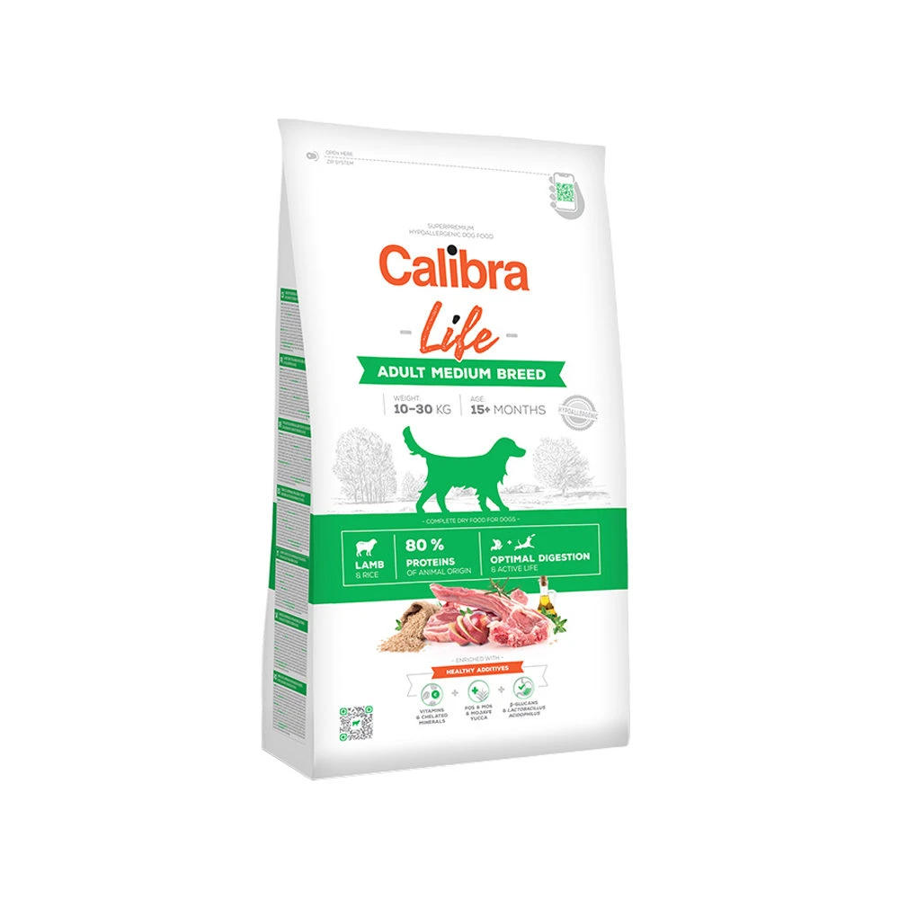 Calibra Dog Life Adult Medium Breed - Lam - Afbeelding 2