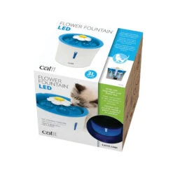 Catit Senses 2.0 Flower Fountain LED -Dierenvriend Kortingshuis catit senses 20 flower fountain led 166672 0500 none