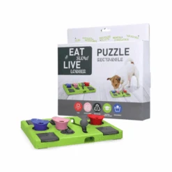 Eat Slow Live Longer Puzzle Antischrok Voerbak -Dierenvriend Kortingshuis eat slow live longer puzzle rectangle 136178 0500 none