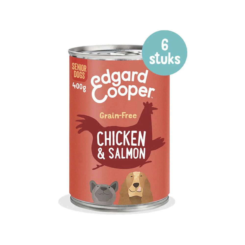 Edgard & Cooper Senior - Kip & Zalm - Blik 2 Edgard & Cooper Senior - Kip & Zalm - Blik - Afbeelding 2