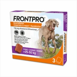 FRONTPRO Kauwtabletten Hond -Dierenvriend Kortingshuis frontpro xl 25 50 kg 2 x 3 tabletten 136240 1500 none