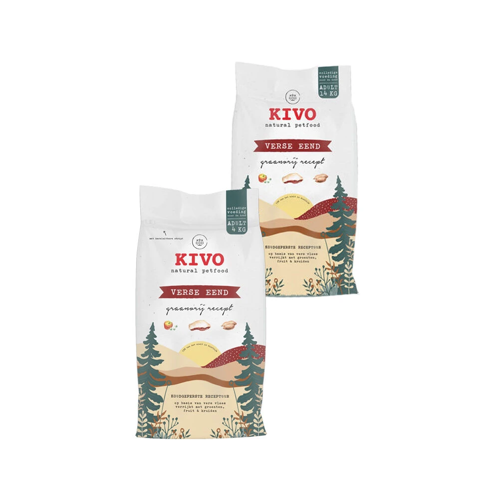 Kivo Verse Eend Graanvrij 6 Kivo Verse Eend Graanvrij - Afbeelding 6