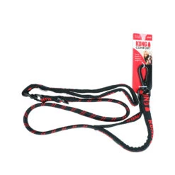 KONG Zero-shock Leash - Zwart -Dierenvriend Kortingshuis kong zero shock leash zwart 178519 1500 none