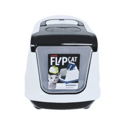 Moderna Kattentoilet Flip Cat - Zwart -Dierenvriend Kortingshuis moderna kattentoilet flip cat zwart 170860 2000 none