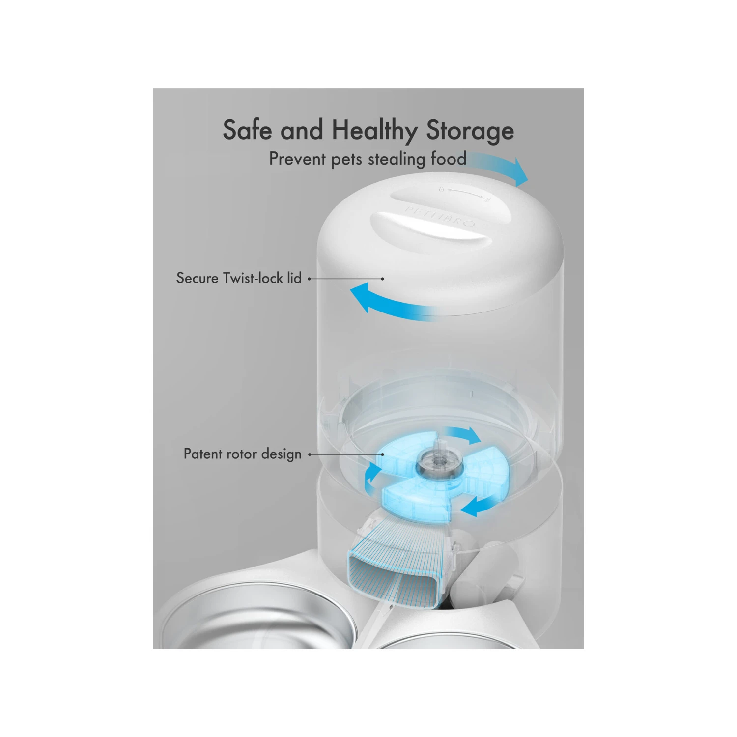 Petlibro Granary Dual Food Tray 9 Petlibro Granary Dual Food Tray - Afbeelding 9