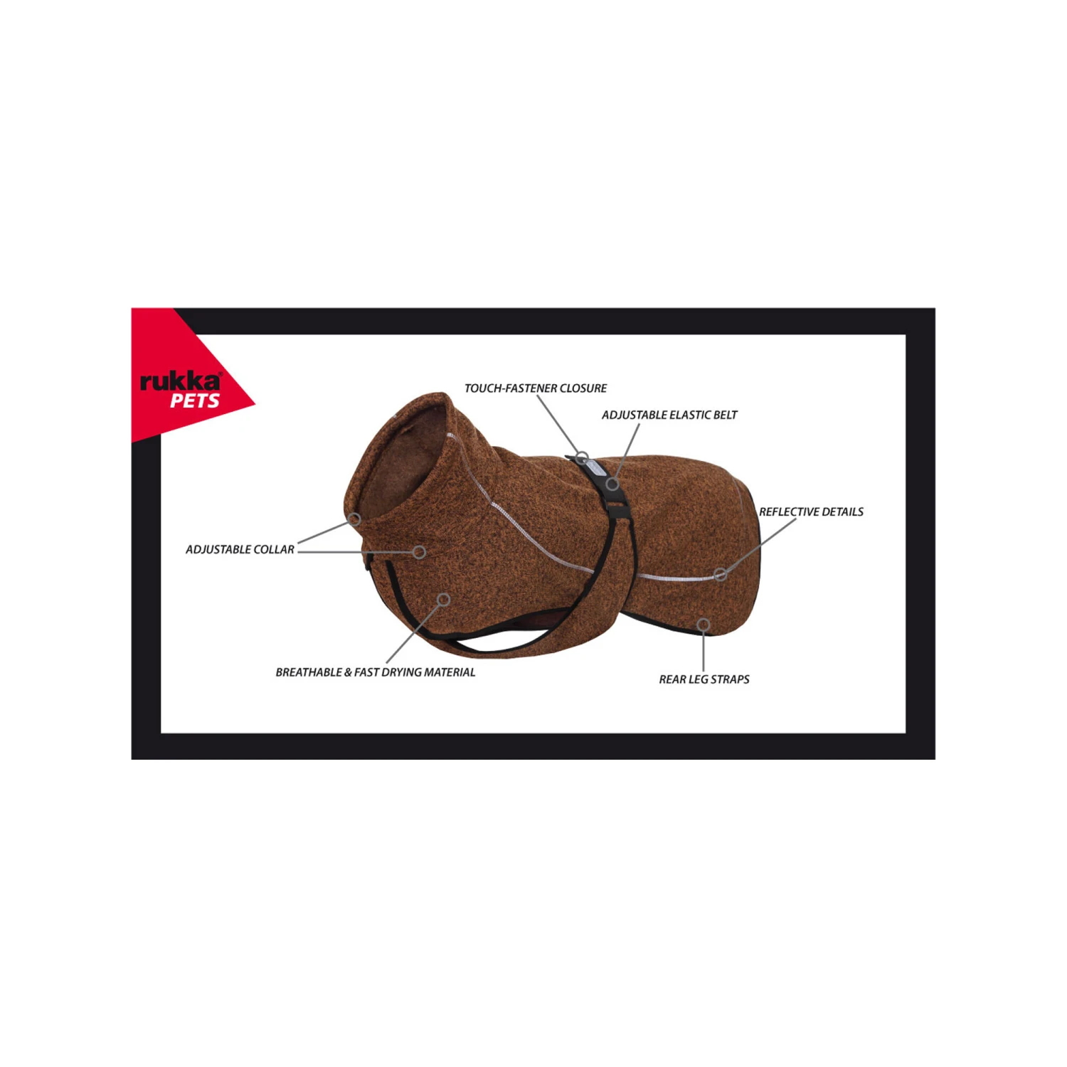 RukkaPets Comfy Knit Jacket 13 RukkaPets Comfy Knit Jacket - Afbeelding 13