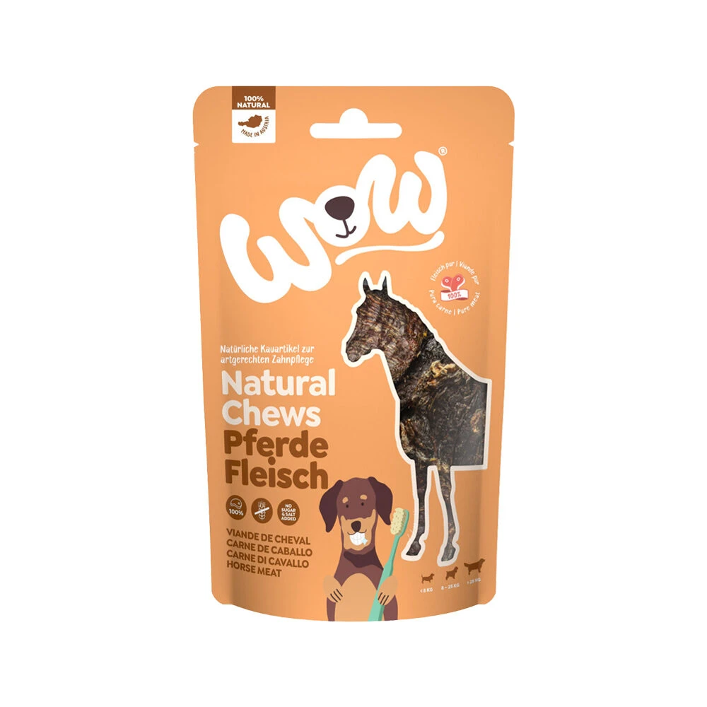 WOW! Natural Chews Paardenvlees 2 WOW! Natural Chews Paardenvlees - Afbeelding 2